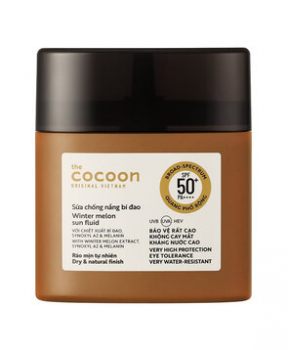 Sữa Chống Nắng Cocoon Chiết Xuất Bí Đao Quang Phổ Rộng 50ml Winter Melon Sun Fluid Broad-Spectrum SPF 50+ PA++++, UVA – PF 62.6