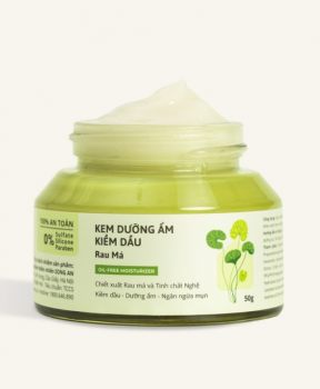 Kem Dưỡng Ẩm Kiềm Dầu Rau Má Dành Cho Da Dầu Mụn 50g