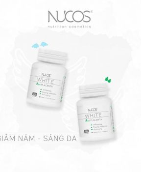 Viên Uống Nucos Sáng Da, Giảm Nám, Chống Nắng 60 Viên White Plus Placenta
