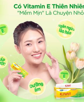 Mega Kem dưỡng ENAT Natural Vitamin E Cream 30g