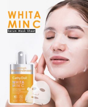 Cathy Doll Mặt nạ giấy Whitamin C Serum Mask Sheet 20g