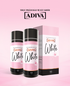 Adiva White Thực phẩm bảo vệ sức khoẻ 60 viên