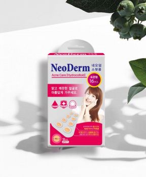Neoderm Miếng dán mụn Ultra Thin Spot Hydrocolloid làm lành vết thương 12 mm16 pcs