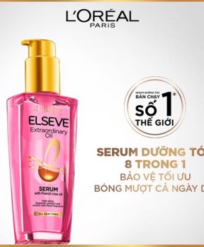 Loreal Dầu dưỡng tóc chiết xuất hoa hồng Elsseve Extraordinary Oil 100ml
