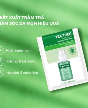 Nature Republic Mặt nạ giấy Good Skin Tea Tree Mask Sheet 24g