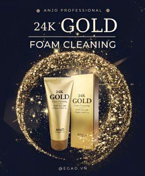 ANJO Sữa Rửa Mặt Professional 24K Gold Foam Cleansing 100ml