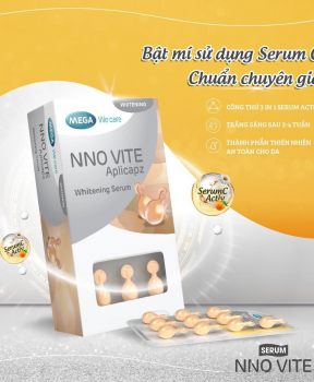 Mega Tinh chất NNO Vite Aplicapz Whitening Serum 10 viên x 3 vỉ