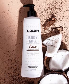 Agrado Sữa dưỡng thể Coco 400ml - Hương thơm dịu nhẹ, dưỡng ẩm tối đa cho làn da