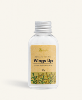 Bột Khử Mùi Thiên Nhiên Wings Up - Khô Thoáng Tuyệt Đối