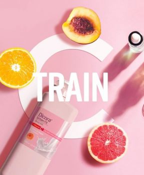 Dicora Urban Fit Sữa dưỡng thể Vitamin C Peach & Citrus 400ml