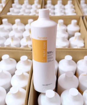 Dầu Gội Fanola Phục Hồi Tóc Hư Tổn 1000ml Nutri Care Shampoo