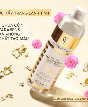 Christian Laurent Nước tẩy trang mặt Luxury micellar water with colloidal gold 500ml