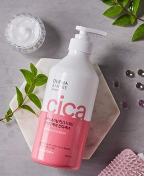 Derma & More Dầu xả chăm sóc tóc hư tổn Cica Nourishing conditioner 600ml
