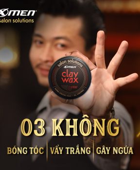 Sáp Vuốt Tóc X-Men Clay Wax 8H Siêu Giữ Nếp Và Kiềm Dầu 70g