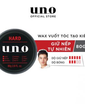 Sáp Vuốt Tóc Tạo Kiểu Uno Giữ Nếp Tự Nhiên 80g Hybrid Hard
