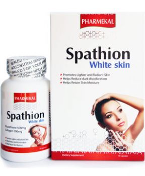Viên Uống Pharmekal Dưỡng Sáng Da, Mờ Thâm Nám 30 Viên Spathion Glutathione 500mg + Collagen 500mg