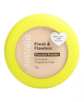 Phấn Phủ Australis Kiềm Dầu 2in1 #Light Beige 12g Fresh & Flawless Pressed Powder