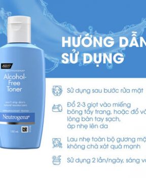 Nước Hoa Hồng Neutrogena Không Chứa Cồn 150ml Alcohol Free Toner