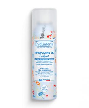 Dầu Gội Khô Evoluderm 200ml Purifying Dry Shampoo