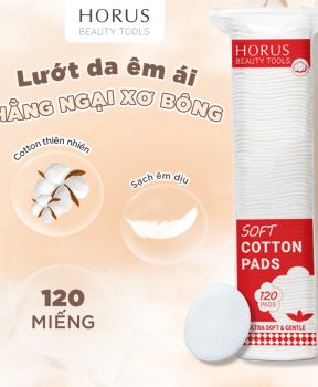 Horus Bông tẩy trang Soft Cotton Pads 120 pads