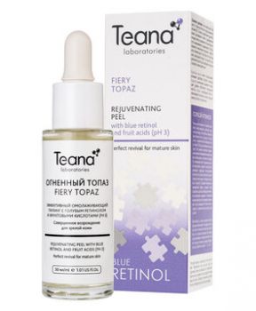 Tẩy Da Chết Hóa Học Teana Dưỡng Da Căng Bóng, Giảm Mụn 30ml Blue Retinol Fiery Topaz Rejuvenating Peel