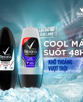 Lăn Khử Mùi Cho Nam Rexona Khô Thoáng Antibac 45ml Invisible & Antibacterial #Antibac