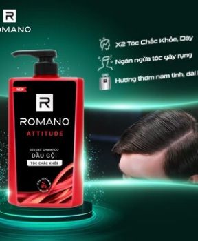 Dầu Gội Romano Hương Nước Hoa Attitude 650g Deluxe Shampoo