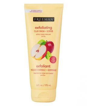 Mặt Nạ Freeman Đất Sét Tẩy Da Chết Chiết Xuất Giấm Táo 175ml Cleansing Apple Cider Vinegar Clay Mask + Scrub