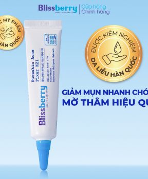 Blissberry Gel giảm mụn Pureskin Acne Fixer K21 15ml