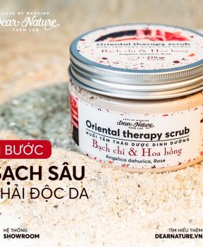 Muối tắm dinh dưỡng Bạch Chỉ Hoa Hồng Oriental Therapy Scrub 300gr