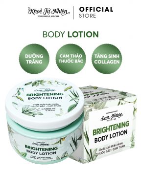 Kem dưỡng trắng da thuốc bắc cam thảo Brightening Body & Face Lotion 200gr