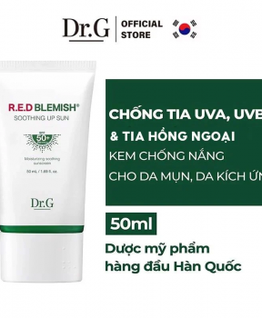 Kem Chống Nắng Dr.G Chống Tia Hồng Ngoại Cho Da Mụn Nhạy Cảm R.E.D Blemish Soothing Up Sun SPF50+ PA++++