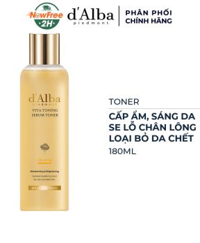 Toner d'Alba Cải Thiện Lỗ Chân Lông, Dưỡng Ẩm Da Vita Toning Serum Toner