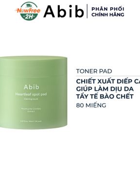 Toner Pad Abib Diếp Cá Giúp Làm Dịu Da & Tẩy Tế Bào Chết Heartleaf Spot Pad Calming Touch