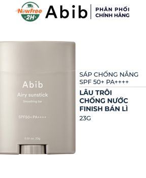 Sáp Chống Nắng Abib Chống Nước, Finish Bán Lì Airy Sunstick Smoothing Bar SPF 50+ PA++++