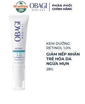 Kem Dưỡng Obagi Retinol 1.0% Trẻ Hóa Da, Ngừa Mụn 28g 1.0 Soothing Retinol