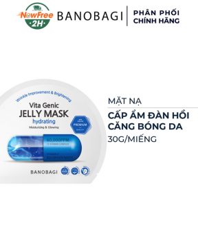 Mặt Nạ Banobagi Cấp Ẩm Đàn Hồi, Căng Bóng Da Premium Vita Genic Jelly Mask - Hydrating