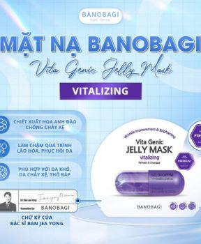 Mặt Nạ Banobagi Ngừa Lão Hoá & Tăng Độ Đàn Hồi Premium Vita Genic Jelly Mask - Vitalizing