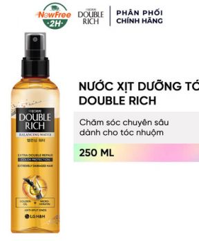 Nước Xịt Dưỡng Tóc Double Rich Chuyên Sâu Cho Tóc Nhuộm 250ml Balancing Water Extra Double Repair Color Protection