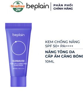 [Mini] Kem Chống Nắng Beplain Nâng Tông, Cấp Ẩm Căng Bóng 10ml Sunmuse Tone Up & Correcting Sunscreen SPF50+ PA++++