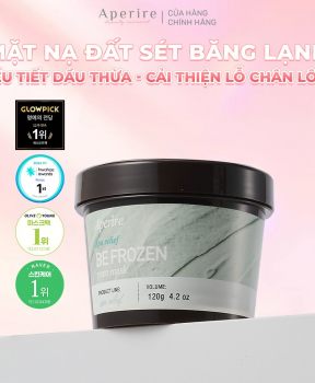 Mặt Nạ Đất Sét Aperire Băng Lạnh Thu Nhỏ Lỗ Chân Lông 120g Spa Relief Be Frozen Pore Mask
