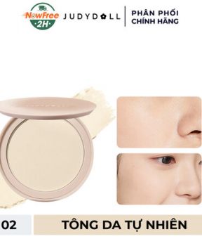 Phấn Nền Judydoll Kiềm Dầu Màu 02 Tông Da Tự Nhiên Soft & Velvet Matte Powde Foundation
